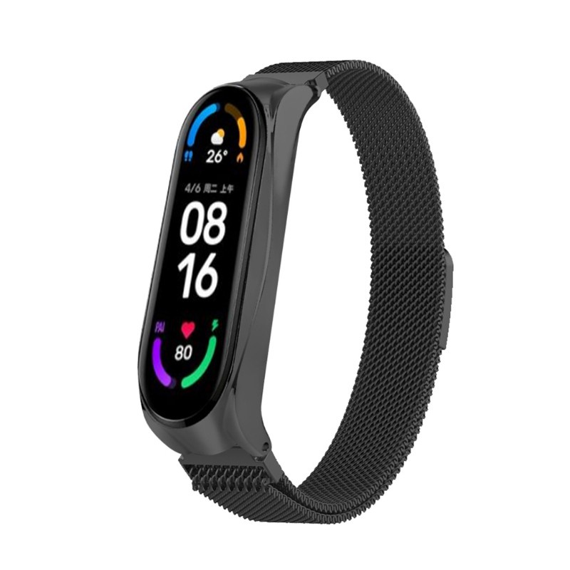 Dây Đeo Thay Thế Chất Liệu Thép Không Gỉ Cho Mi Band 6