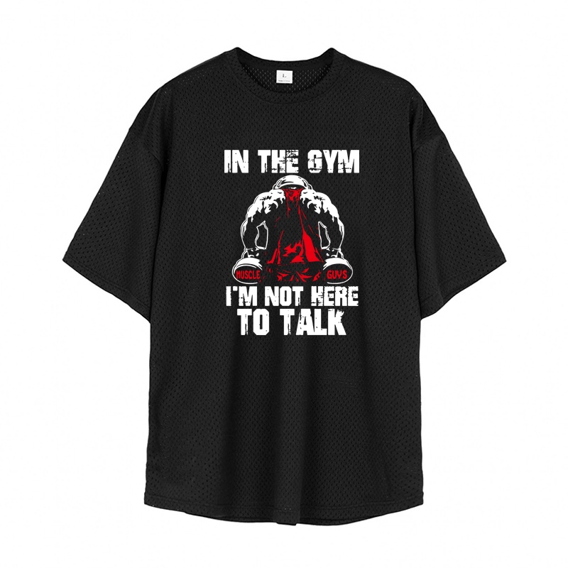 Áo Thun Thể Thao Tay Ngắn Phối Lưới Khô Thoáng Nhanh Thời Trang Cho Nam