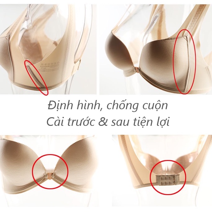 Áo lót su đúc, áo ngực su đúc che mỡ lưng kiểu dáng Hàn Quốc AS.314