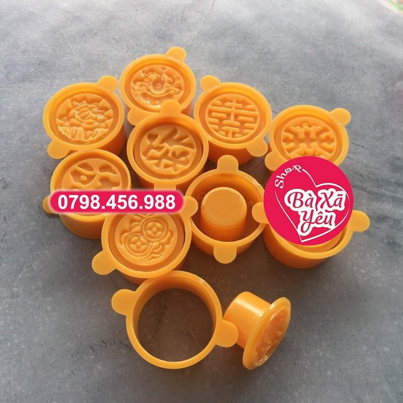 Set 10 Khuôn bánh in bánh đậu xanh nhỏ - BX1272
