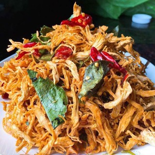 Khô gà sấy lá chanh 500g