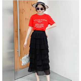Chân Váy Dài Xếp Ly Thời Trang Nữ Tính
