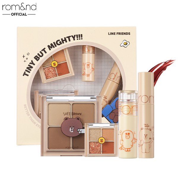 [LINE FRIENDS I romand] Set Trang Điểm Siêu Xinh romand LINE FRIENDS Edition