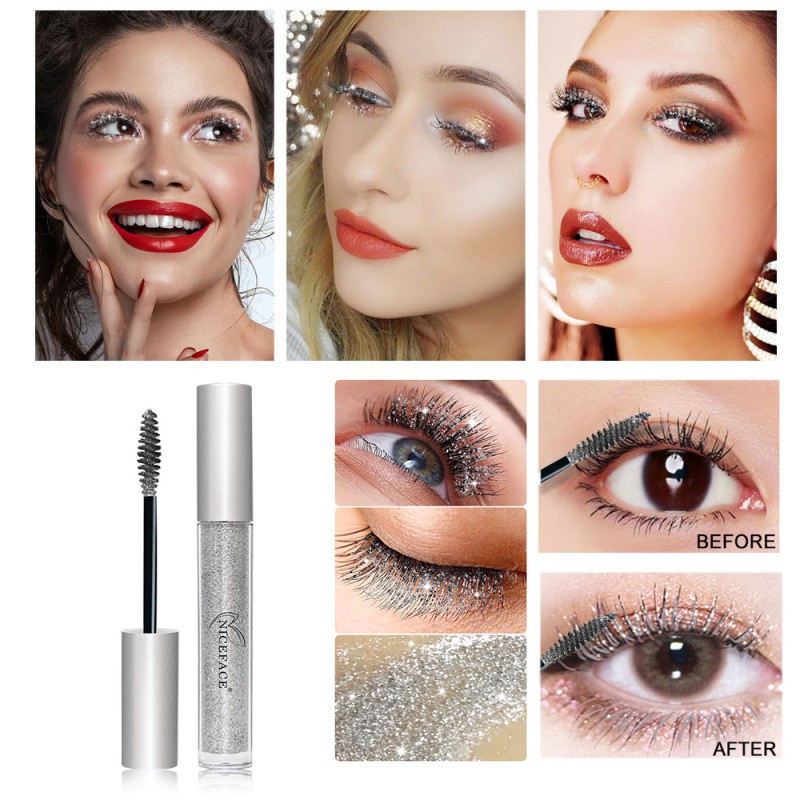 Mascara Màu Galaxy Lấp Lánh Nhanh Khô Trang Điểm Quyến Rũ