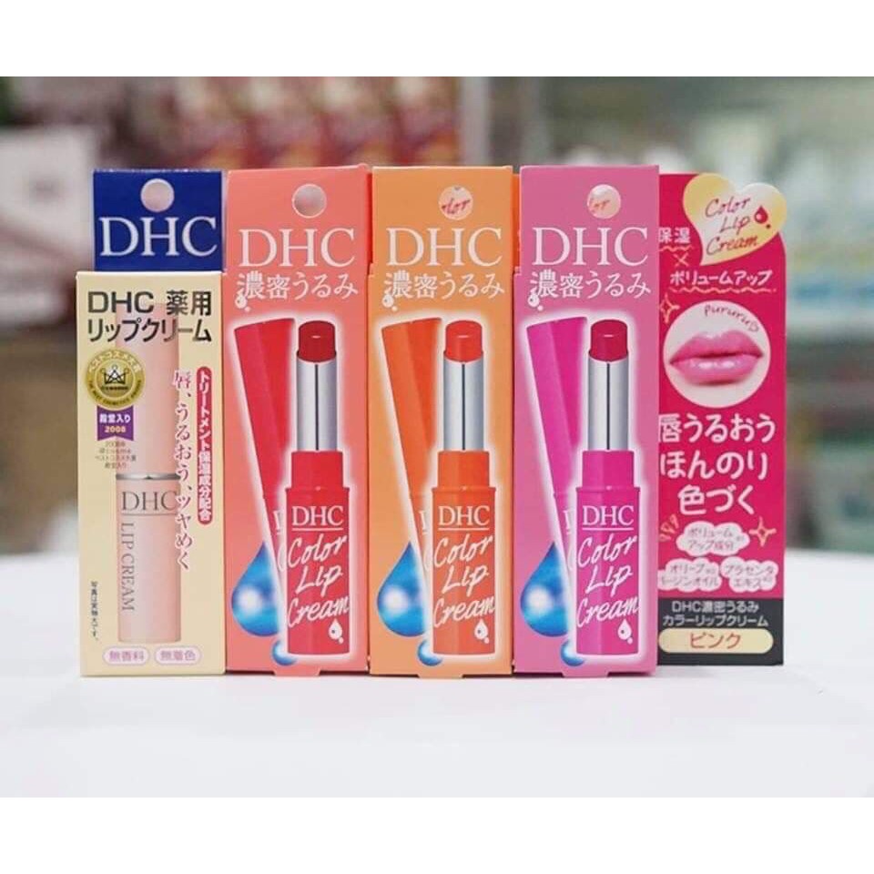 Son Dưỡng  DHC Có Màu - không màu  Mềm Mịn Môi  Color Lip Cream