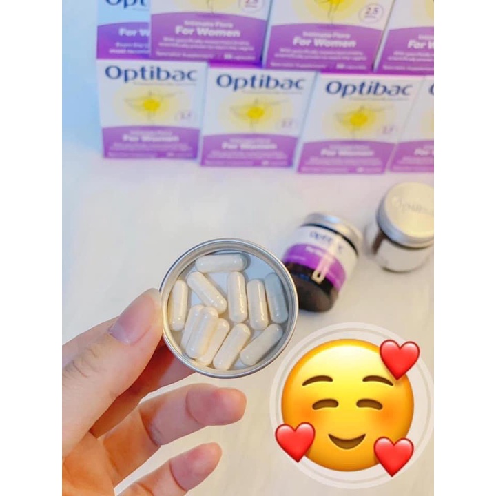 Men vi sinh Optibac tím Optibac Probiotics For Women, UK Anh Quốc cho phụ nữ và mẹ bầu