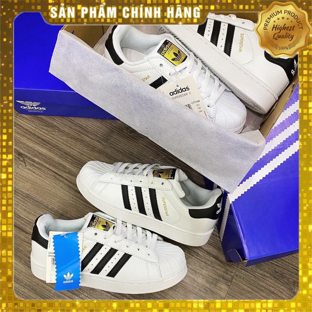 [Hot trend Freeship]Giày Thể Thao Sneaker sò trắng vạch đen | BigBuy360 - bigbuy360.vn