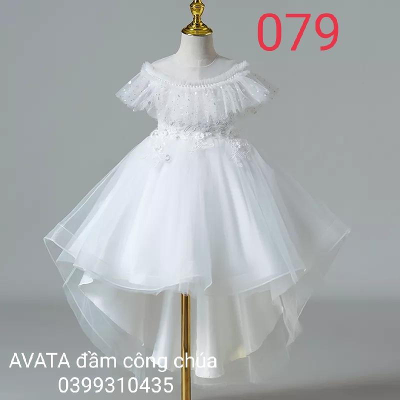 [FreeShip] [Ảnh thật] váy công chúa đuôi cá cho bé gái , đầm công chúa cho bé từ 8-40kg ( MÃ 079 )