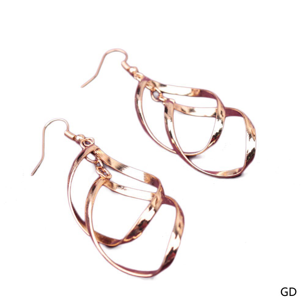 Đôi khuyên tai hợp kim thiết kế độc đáo thời trang cho nữ