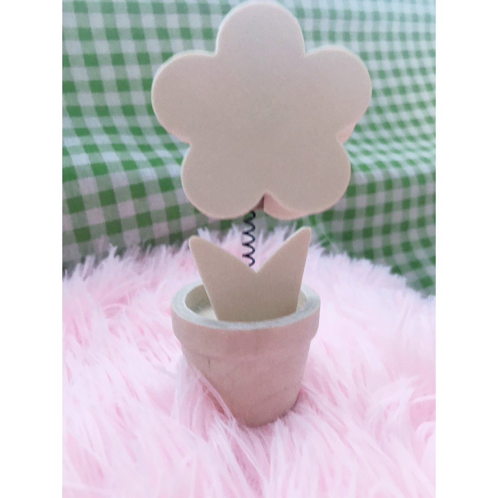 Chậu Hoa Gỗ -Kẹp Giấy Note Hoặc Hình Ảnh