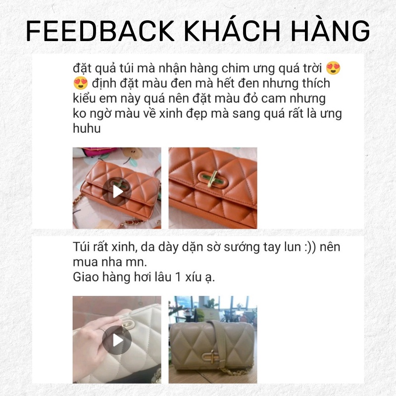 Túi xách đeo chéo cầm tay nữ trám công sở Hàn Quốc FSF563 M453 Micocah chính hãng