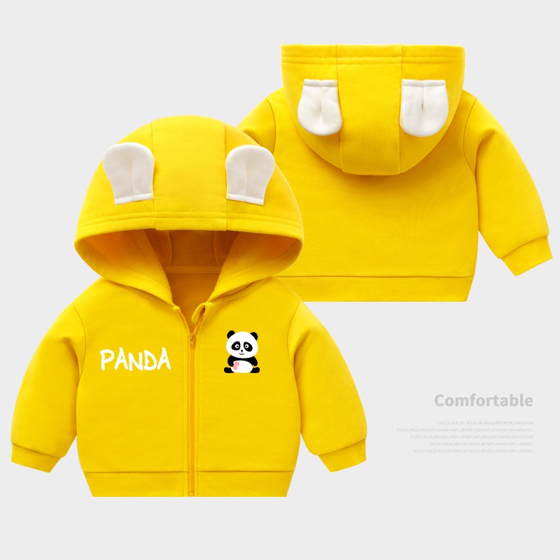 Áo khoác bé trai bé gái, áo ấm nỉ bông HELLO 7-23 kg