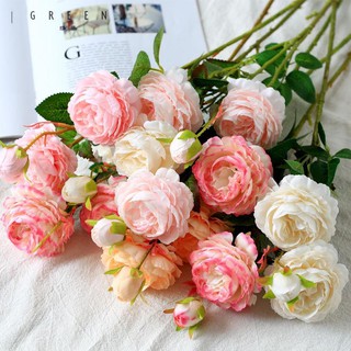 Bó Hoa Mẫu Đơn Giả 3 Nhánh 60.96 cm 3 Nhánh Trang Trí