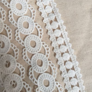Ren chỉ cotton , màu trắng tinh , size 2.5cm_3.7cm.