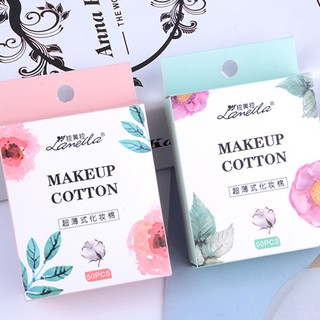 Bông tẩy trang Lameila 50 miếng/hộp - tiện dụng bỏ túi đi du lịch cho bạn gái