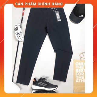 [Không đẹp hoàn tiền] Quần thể thao chơi Golf 2021 - Cạp silicon cố định áo, không nhăn - Màu đen