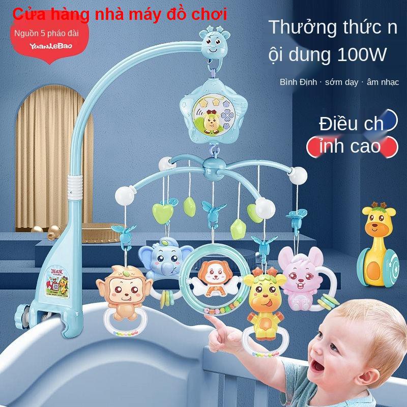 có thể cắn tay và nắm đồ chơi cho bé, chuông ngủ nam, treo lục lạc xoay, tạo tác ru ngủ, nhạc xoa dịu bétualuoidon1