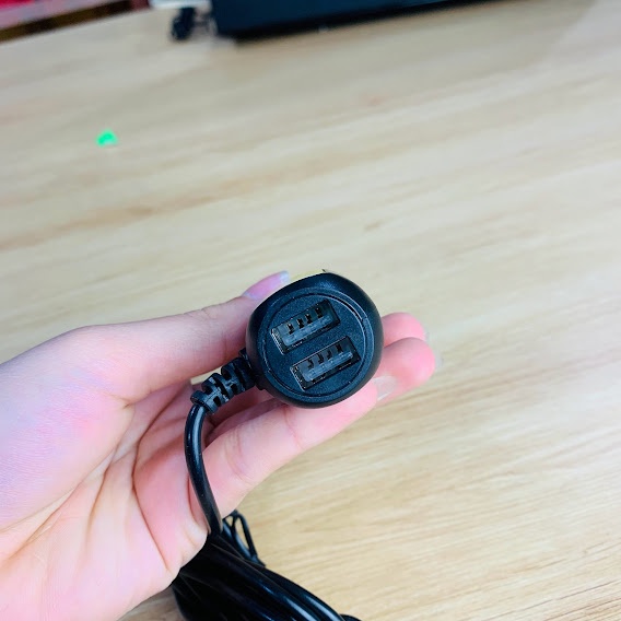 Tẩu Nguồn Camera Hành Trình 5V 3.5A 3.5M Kèm 2 Cổng Sạc USB | Đại Việt Auto