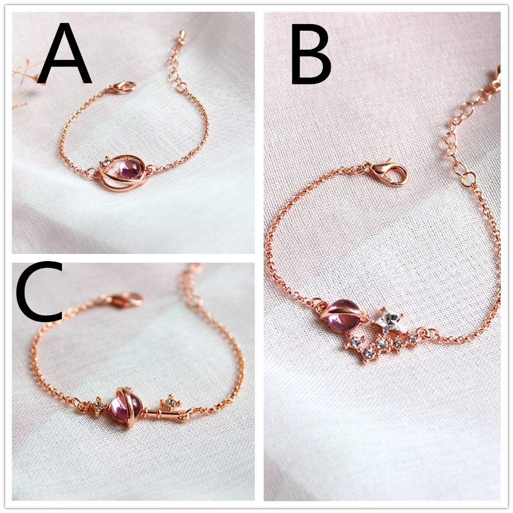 Vòng tay đính đá phong cách quý phái