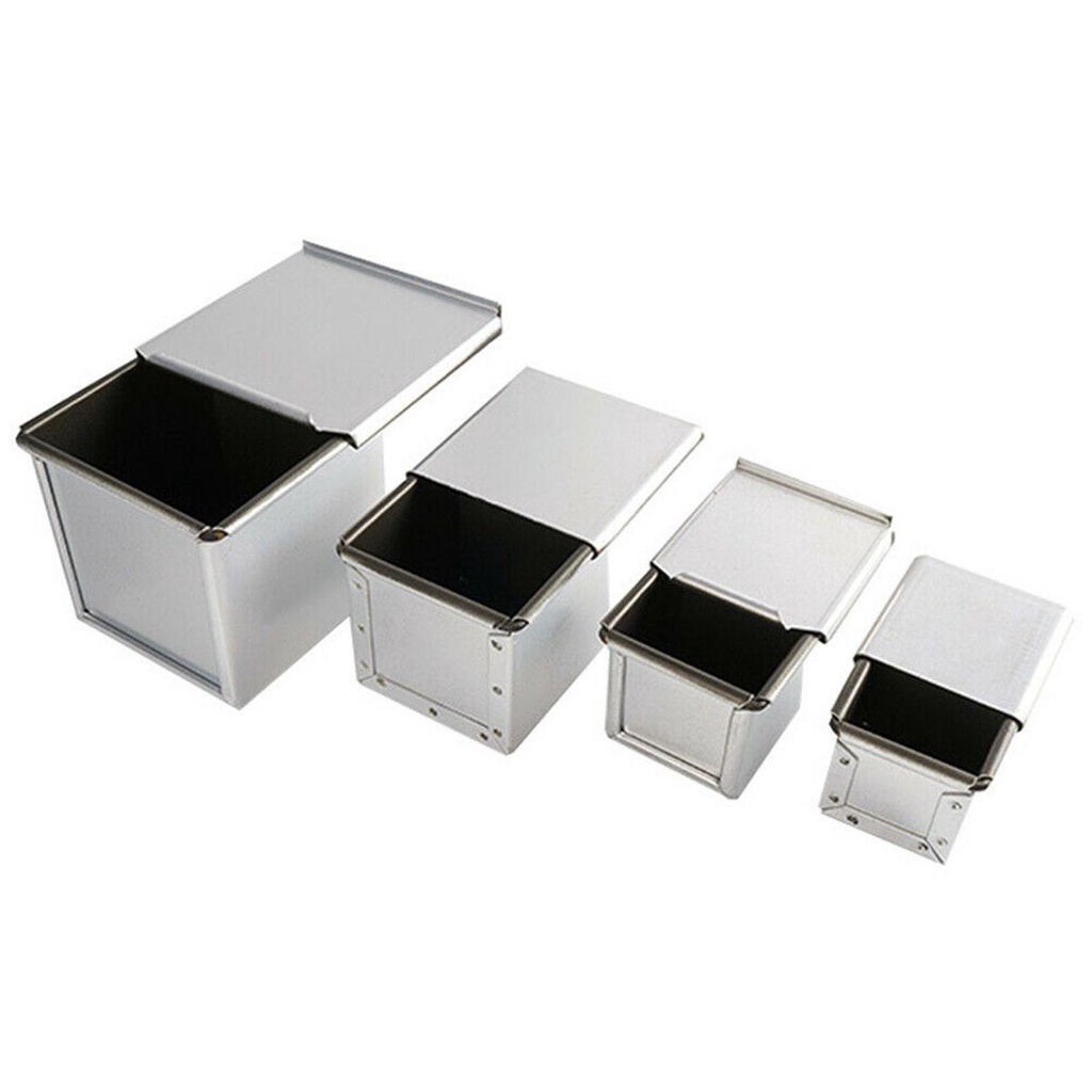 Khuôn Làm Bánh Mì Tráng Miệng Hình Vuông Mini