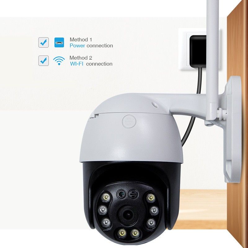 Camera IP Wifi Carecam PTZ CC8031- 3.0MP Xoay 360 Độ Ngày Đêm Kèm Thẻ Nhớ Lưu Trữ