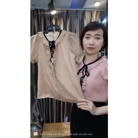 Áo sơ mi qccc voan tơ/ sz M