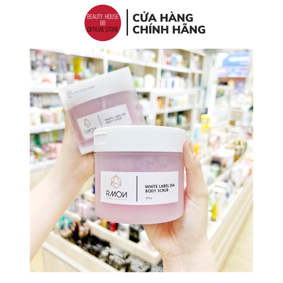 Tẩy Tế Bào Chết Body Rmon White Label Dia Body Scrub (Hũ 400g)