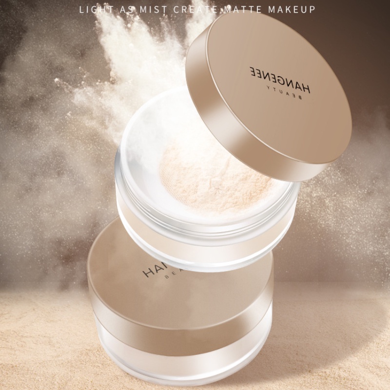 Phấn phủ dạng bột HANGENEE ánh ngọc trai lấp lánh dưỡng ẩm chống mồ hôi