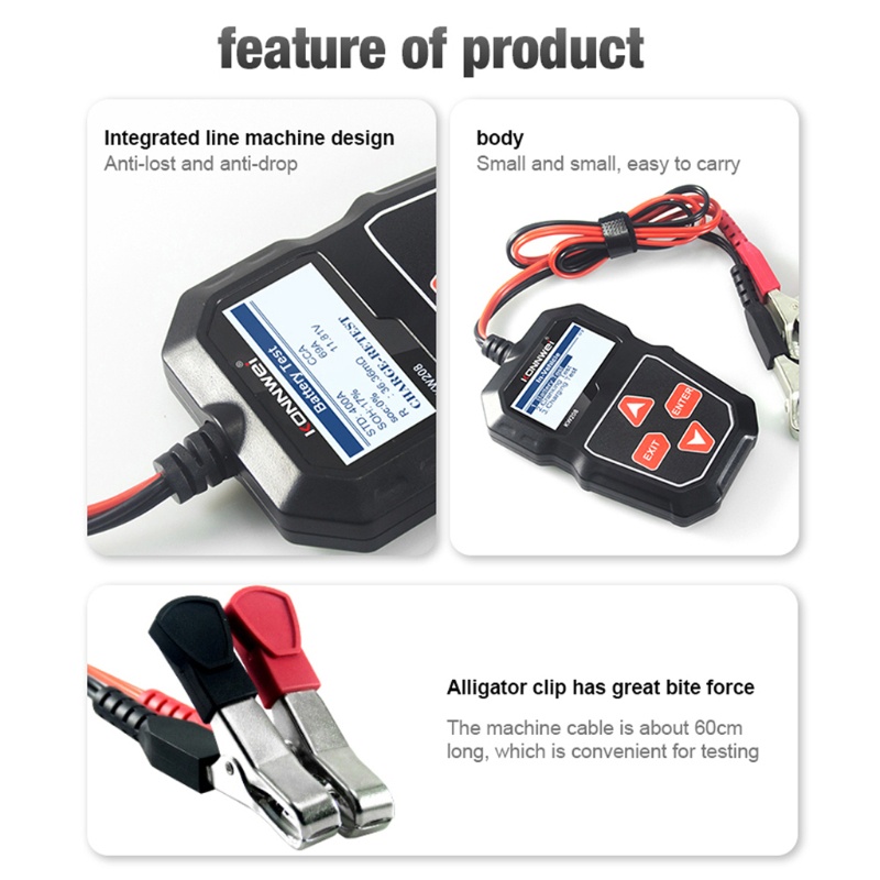 Thiết Bị Kiểm Tra Tải Điện Cho Xe Hơi 100-2000 CCA