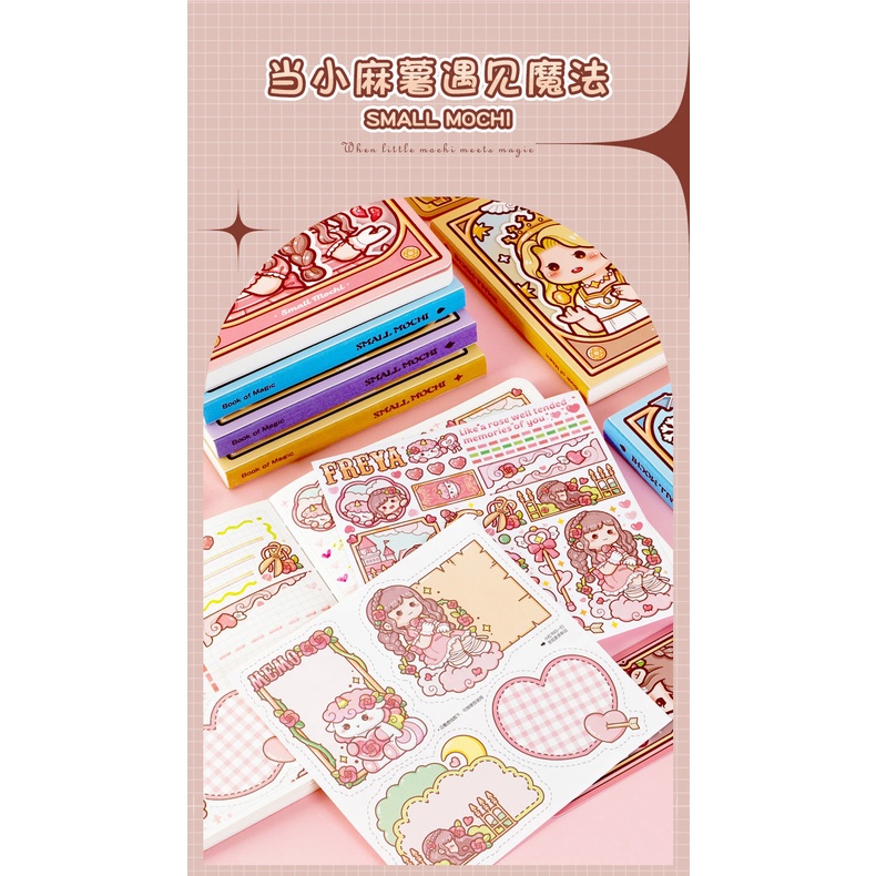 Sticker Dán Trang Trí Sổ Tay / Nhật Ký / Sổ Tay Hình Vuông Nhỏ