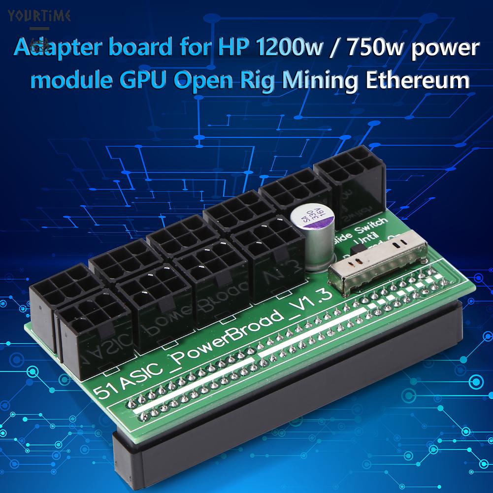Bảng mạch nguồn 750W-1200W 10 cổng PCIe 6 Pin cho DPS-800GB A