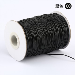 Mới 1 cuộn 1 mm / 1.5 mm 160 mét sáp dây cotton sợi dây đính hạt cho trang sức làm diy vòng cổ vòng tay