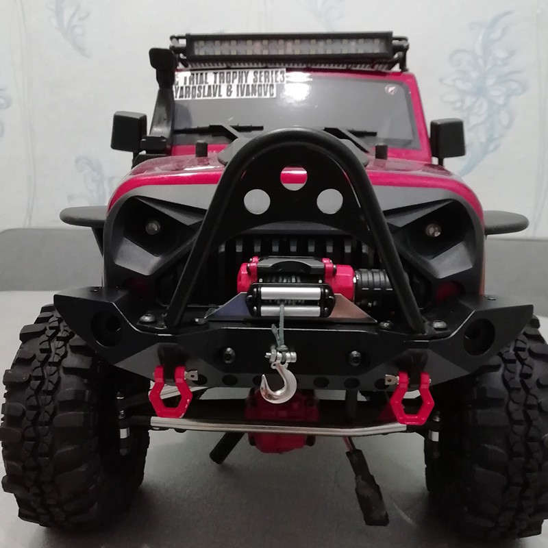 RC AXIAL Bộ Cản Trước Và Sau Có Đèn Led Cho Xe Điều Khiển Từ Xa Trx-4 1: 10 Scx10 Jeep &amp; Scx10 Ii 90046 90047 Trx4