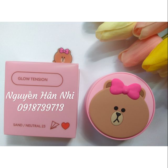 Cushion missha gấu siêu cute