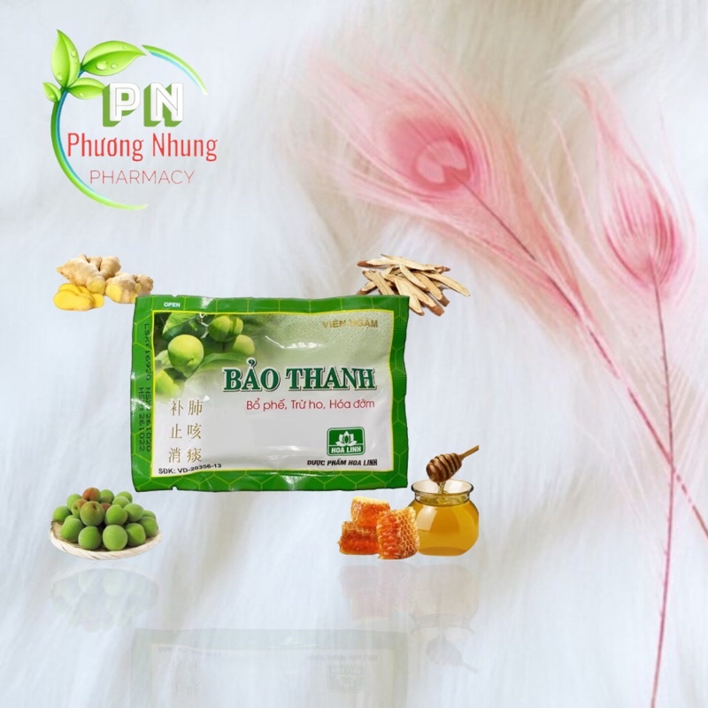 Viên ngậm Bảo Thanh bổ phế, trừ ho, tiêu đờm