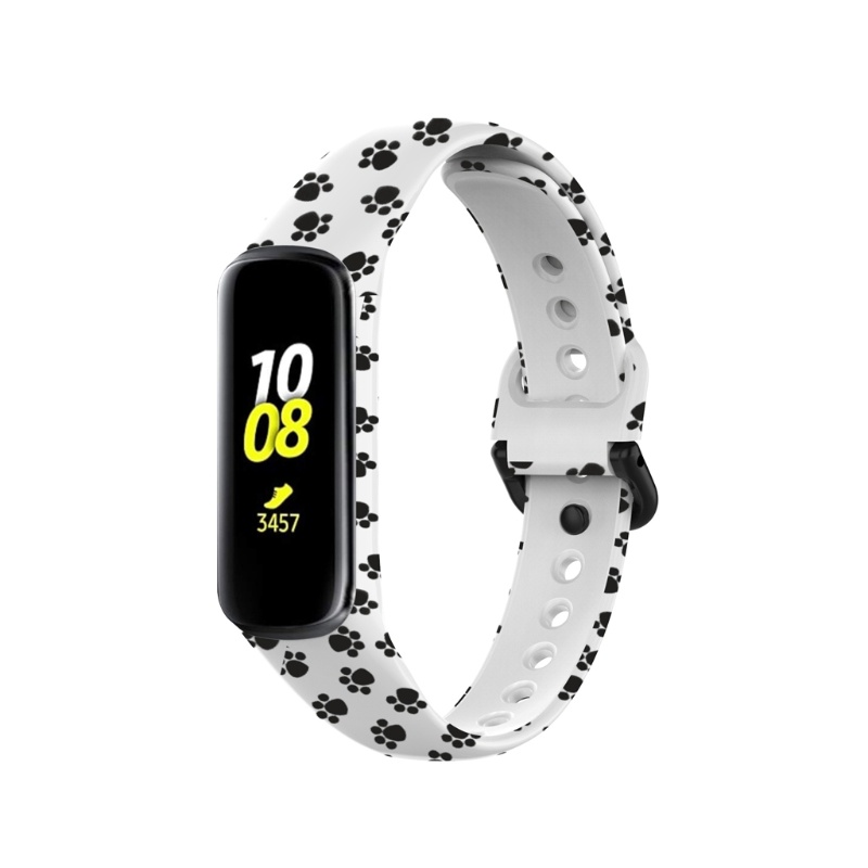 Dây đeo silicon họa tiết ngôi sao cho đồng hồ thông minh Samsung -Galaxy Fit 2 SM-R220