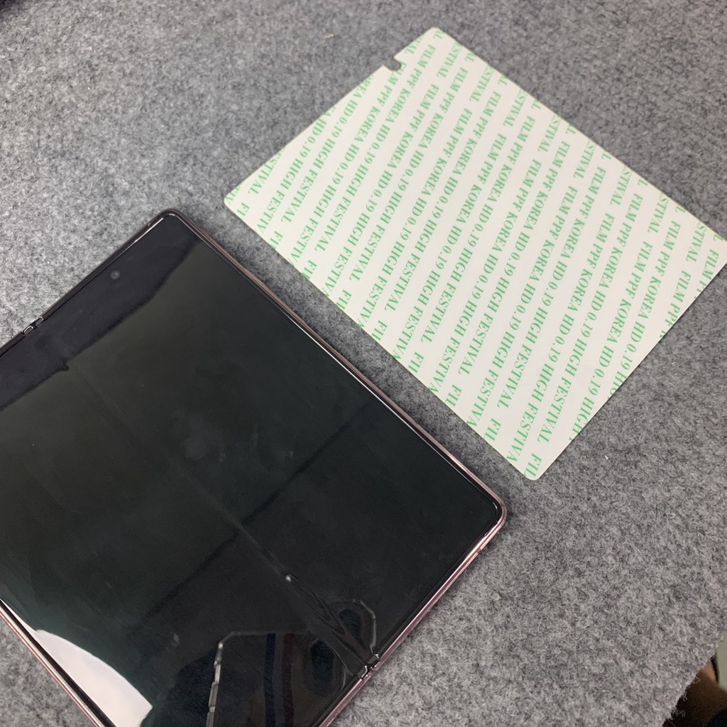 Dán màn hình samsung galaxy fold 1, fold 2, fold 3 PPF DTS USA chống trầy phục hồi vết xước, bảo vệ máy cực tốt