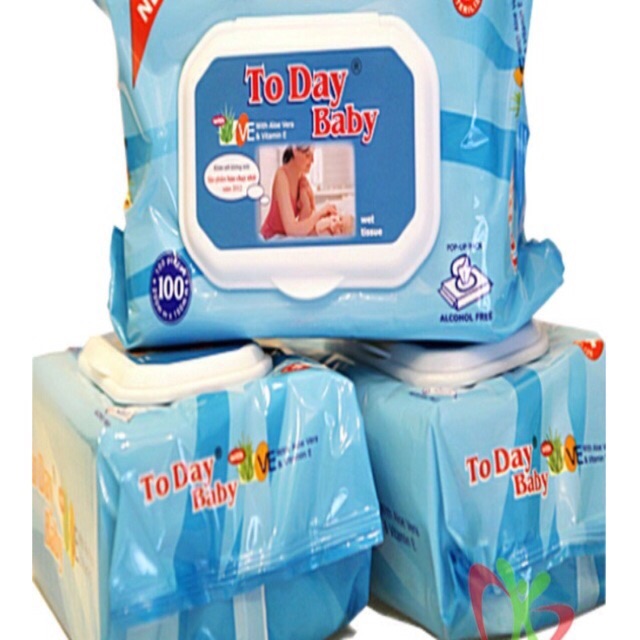 Khăn ướt Today Baby 100 tờ