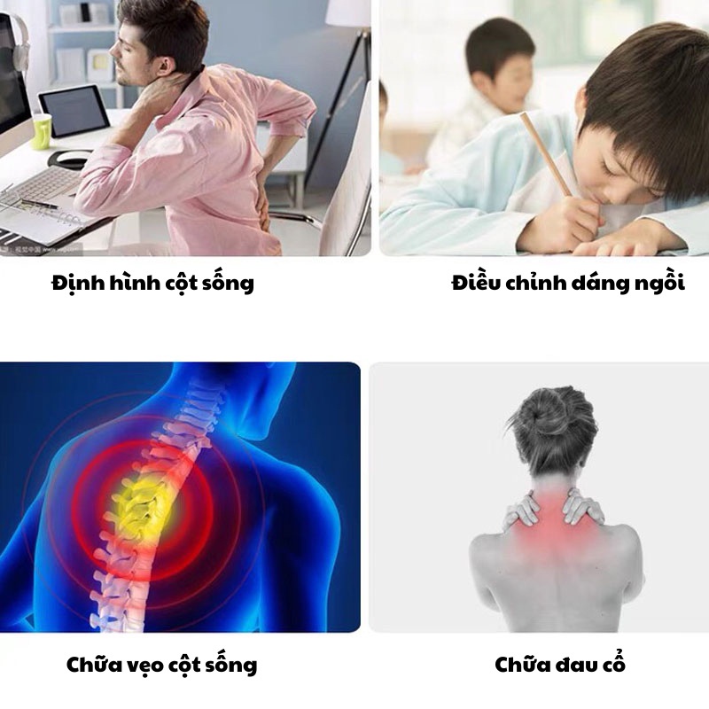 Đai Lưng Cột Sống Đai Chống Gù Lưng Nam Nữ Thiết Kế Chống Đau Mỏi Hiệu Quả Moda.H