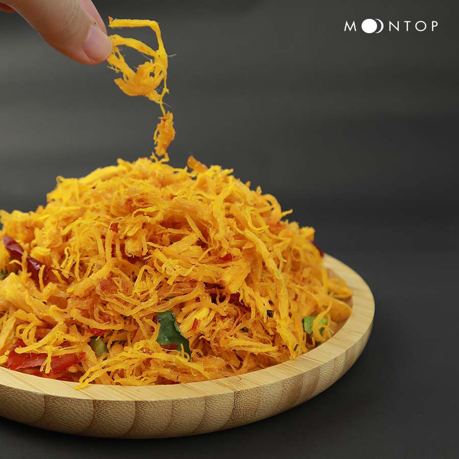 KHÔ GÀ LÁ CHANH THỢ SĂN - Hảo hạng loại 1 - Thịt khô homemade Moontop - Chất từng miếng thịt! | BigBuy360 - bigbuy360.vn