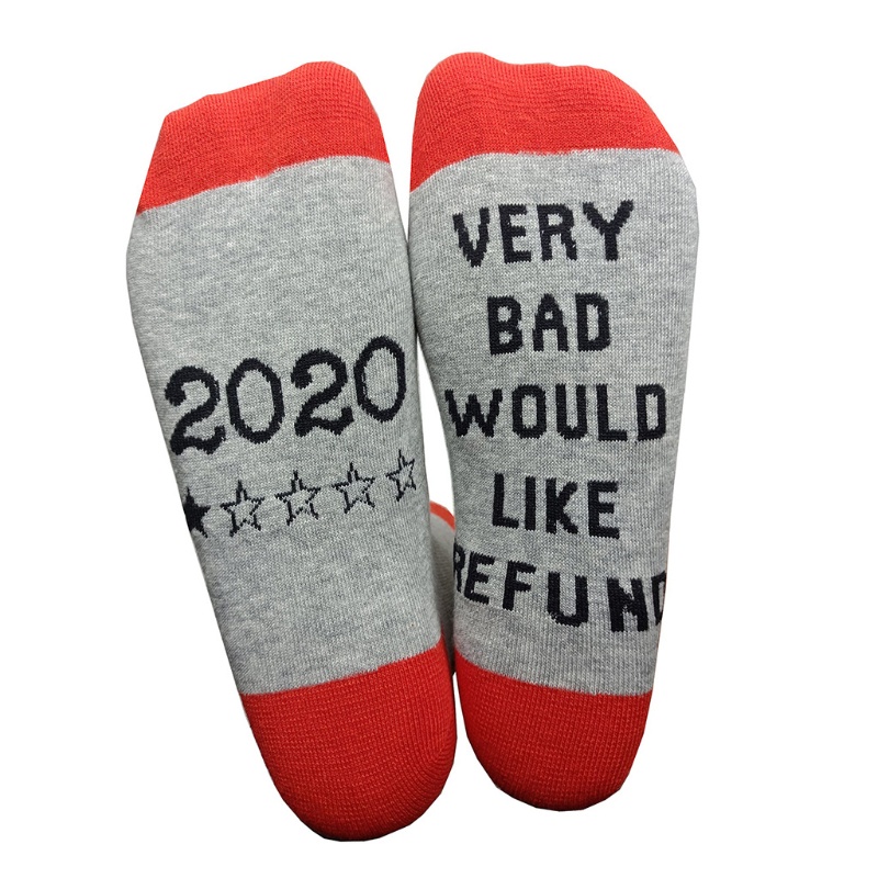 Youyo Vớ Cotton Màu Tương Phản In Chữ Very Bad Would Like Refund Vui Nhộn Thời Trang 2020 Cho Nam Và Nữ