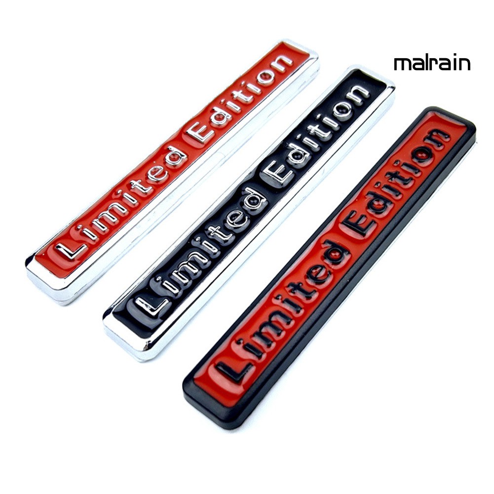 【VIP】Metal Limited Edition Car Sticker Badge Decal Motorcycle Emblem Auto Accessories