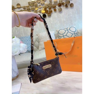 Túi Xách Nữ Cao Cấp [FULL BOX] Túi LV Mini Kèm Khăn Cực Xinh