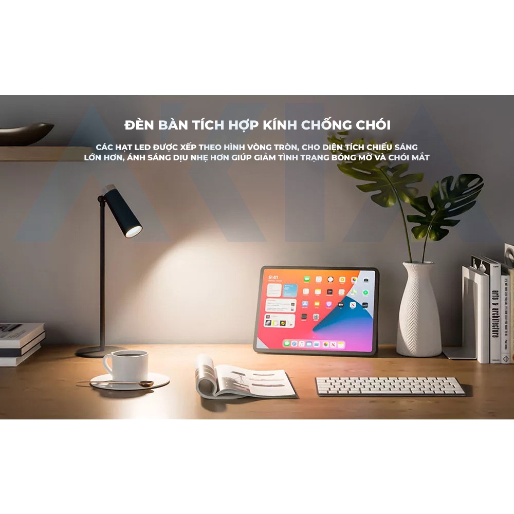 Đèn bàn đa năng Yeelight 4-in-1 Rechargeable Desk Lamp - Bốn kiểu gắn, Pin sạc 1800mAh, đầu đèn xoay 180 độ