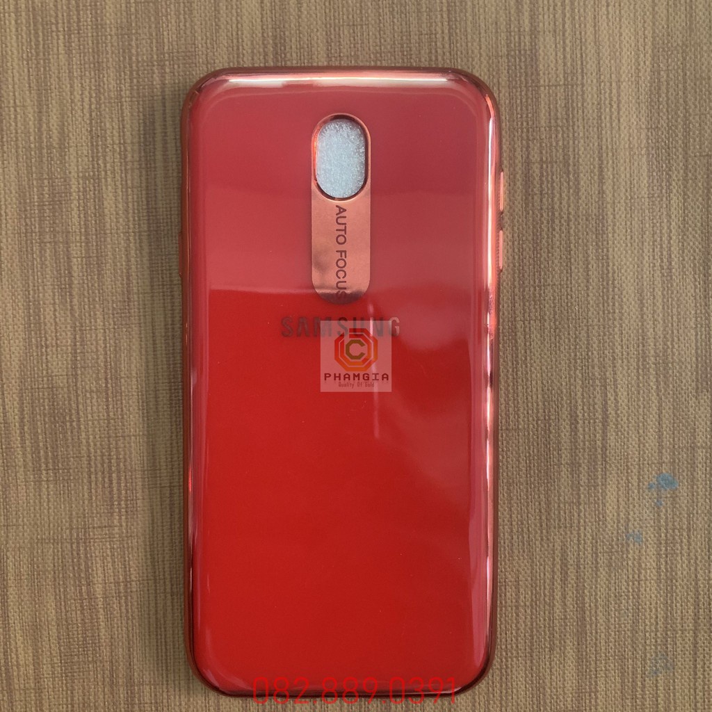 Ốp lưng samsung J730 dẻo lưng bóng viền nổi