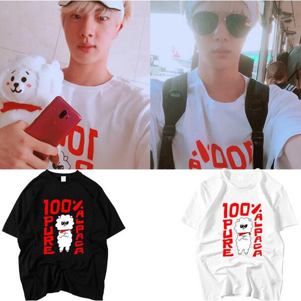 [ CÓ ẢNH THẬT ] Áo thun BTS JIN 100% Pure Alpaca