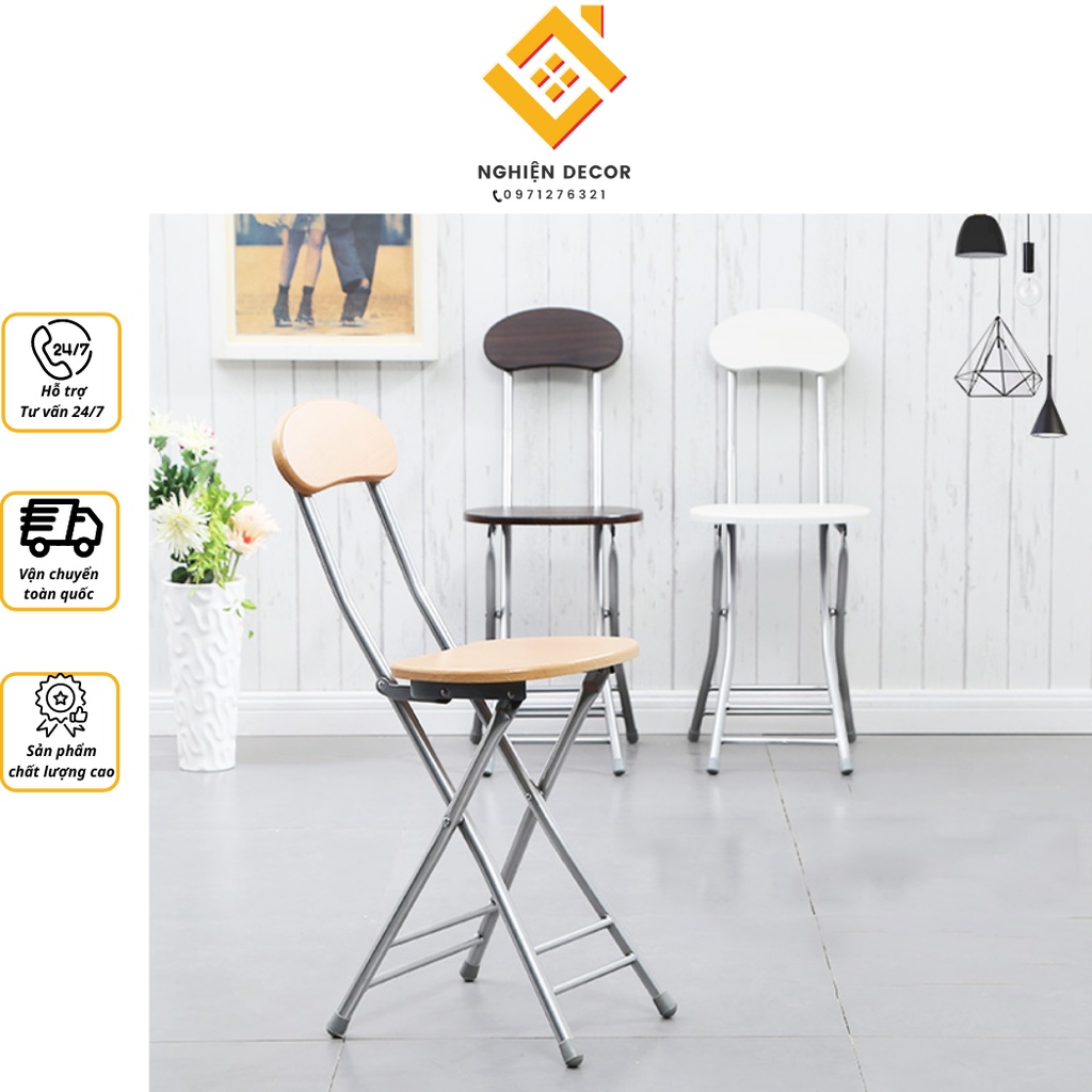 Ghế bàn ăn gấp gọn đa tiện ích