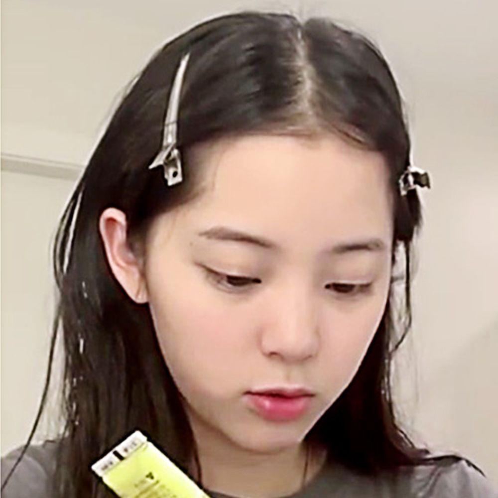 Set 5 Kẹp Tóc Mỏ Vịt Bằng Hợp Kim Đơn Giản Phong Cách Hàn Quốc