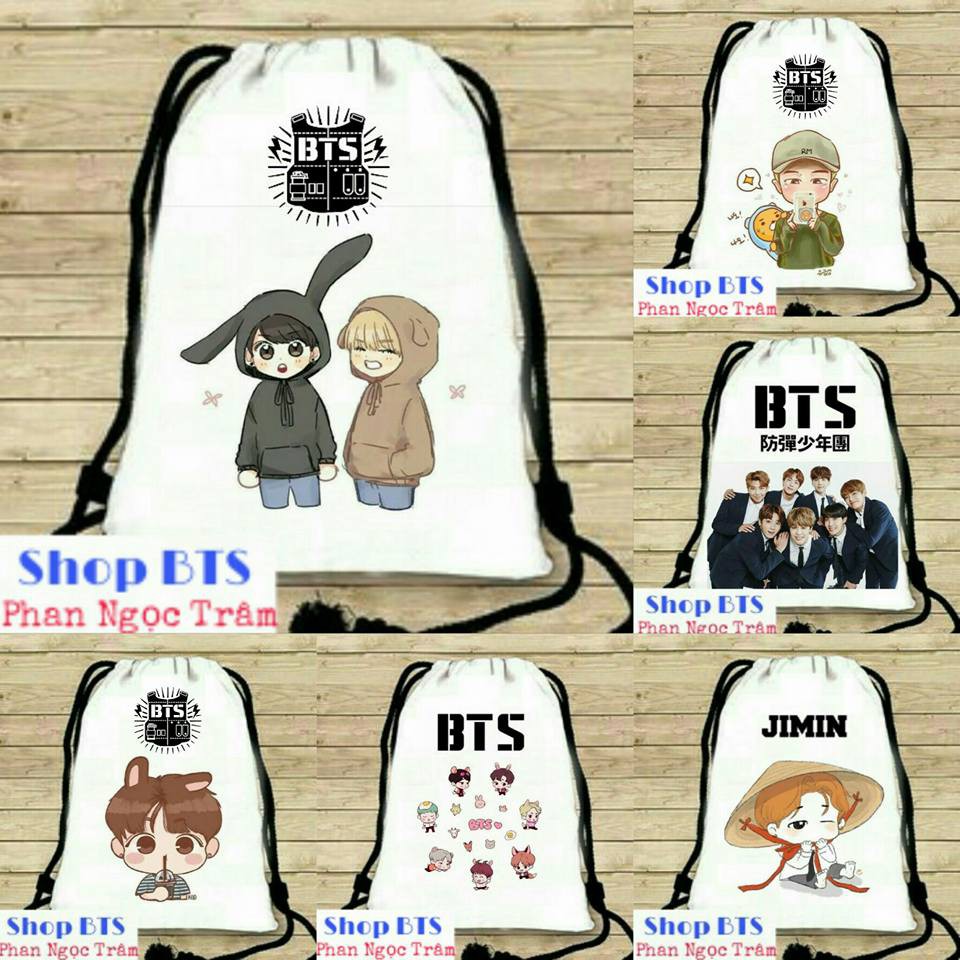 ba lô dây rút in theo yêu cầu