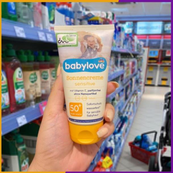Kem chống nắng trẻ em Babylove/Sundance cho bé từ sơ sinh
